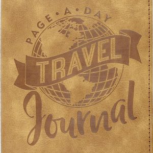 Page-A-Day Artisan Travel Journal (Diary, Vegan Leather Notebook)